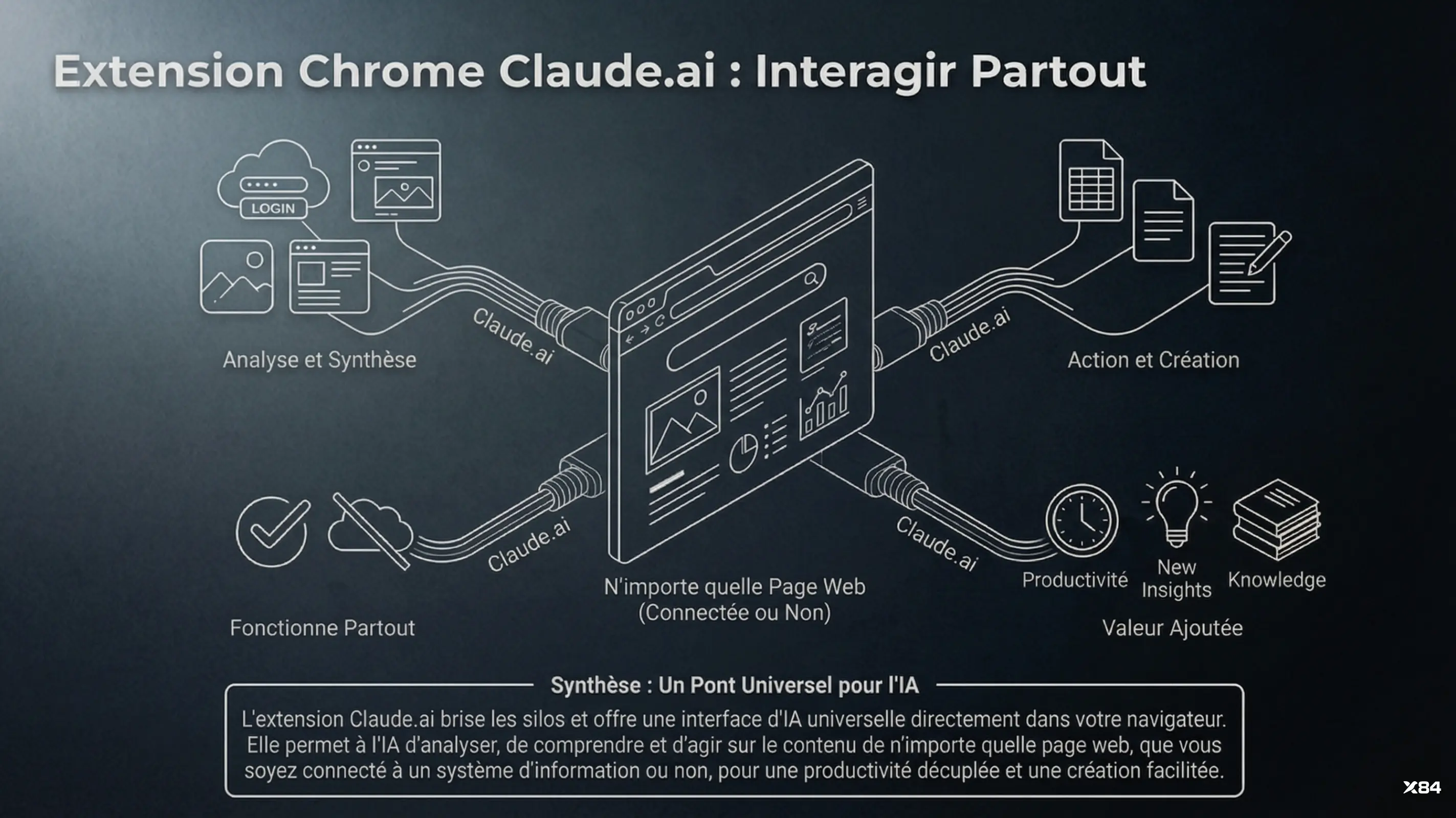 Extension Chrome Claude.ai : interagir partout